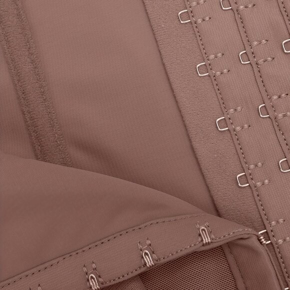 2 in 1 Adjust Hooks Abdomen Trimmer Control Shapewear Bodysuit High Compression - Picture 3 of 9